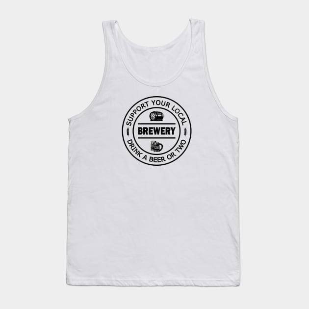 Support your local Brewery - drink a beer... or two Tank Top by gegogneto